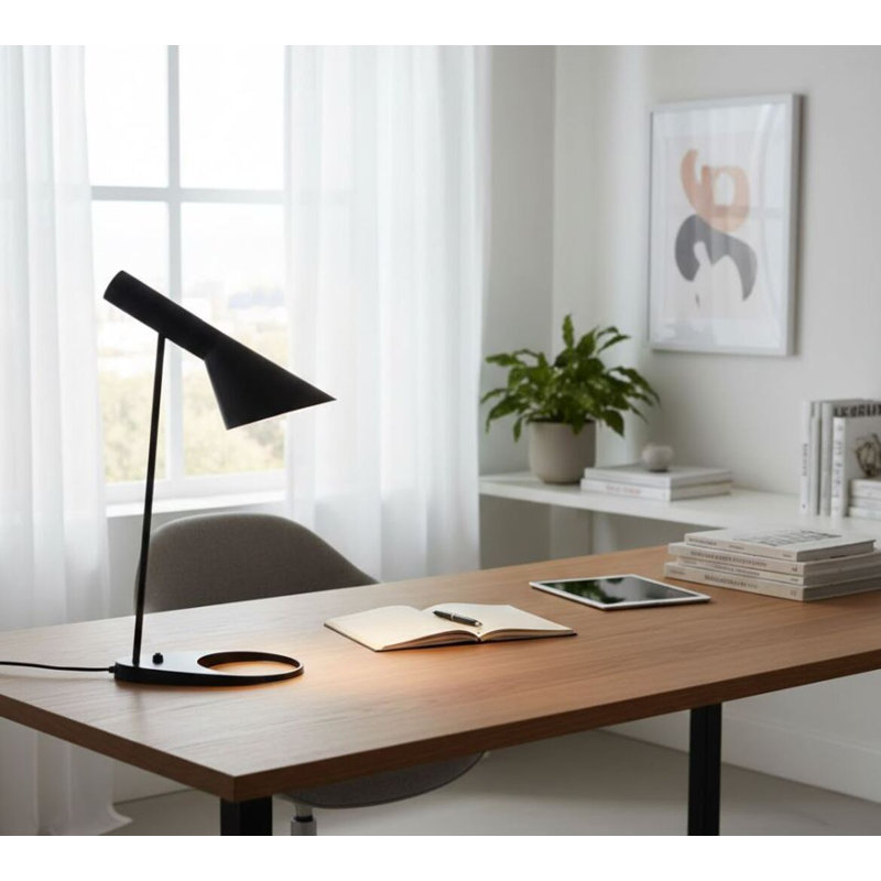 16.Atlanta Lamp, Black, 14" H x 13" W x 10" D