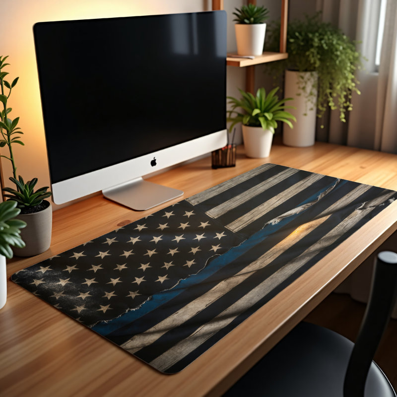 Polyester Desk Pad, 31.5x15.5