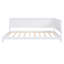 Lit de jour de style moderne Mid-Century / Blanc - Bois massif pour lit de chambre à coucher au look élégant-1352232768-1352232769
