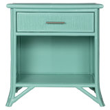 1 - Drawer Rattan Nightstand