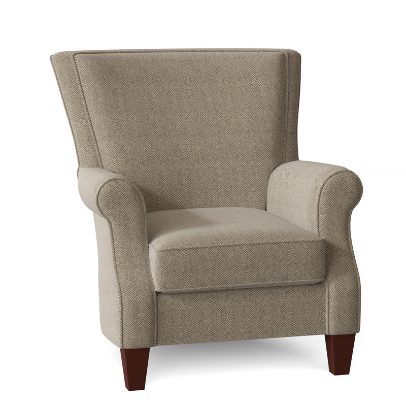 Fauteuil Geary, Chenille performance taupe Beantown 21, Manhattan, Oui