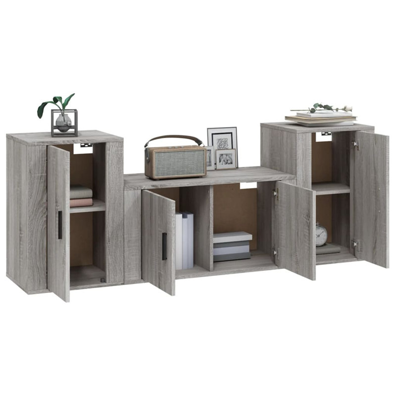 Avalene TV Stand, 15.8"H x 31.5"L x 13.6"W, Grey Sonoma