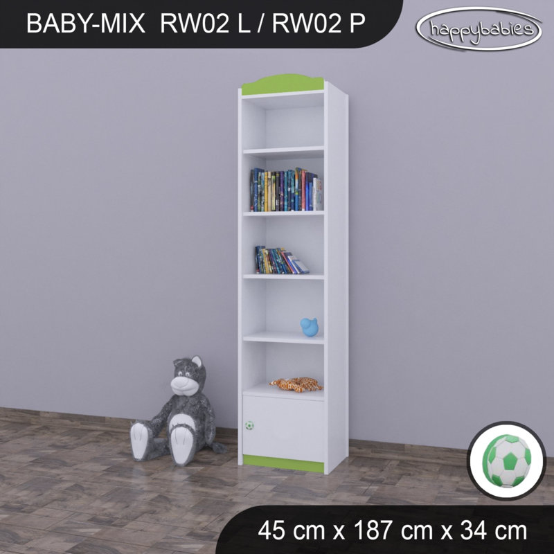 187cm H X 45cm W Kids Cube, Green