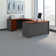 Series C 60W Left Handed Bow Front U Shaped Desk with Mobile File Cabinet