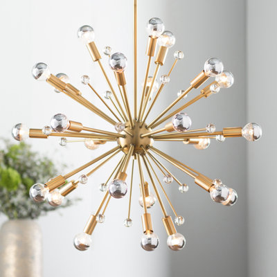 Ita Ita 24-Light Dimmable Sputnik Sphere Chandelier