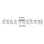 Luminaires de salle de bain, luminaire de salle de bain moderne sur miroir, appliques murales avec abat-jour en verre givré, douille E26 (ampoules non incluses)-121058494-121058496-121058497