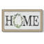 «Grey Home Wreath», art textuel sur toile-1678315862