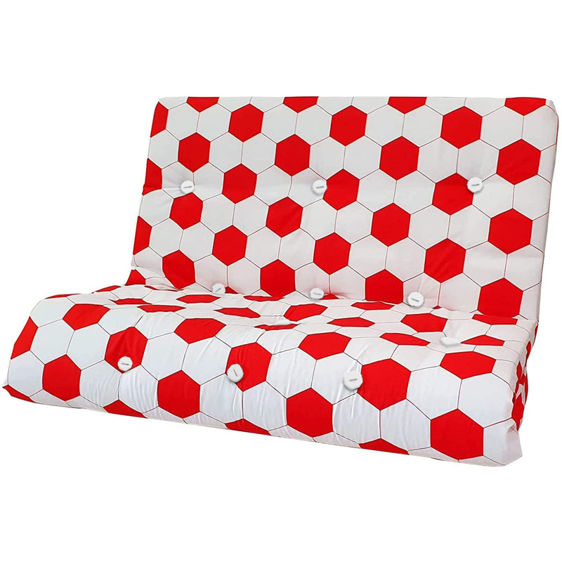 Anders 10cm Futon Mattress, Red, Double