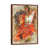 Classic Brown Wood Floater Framed