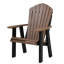 Chaise Adirnondack en acajou et polywood noir-930993682