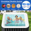 240 gallons Spa 73 po L x 73 po X P 25 po Spa gonflable portable H 4-6 personnes H
