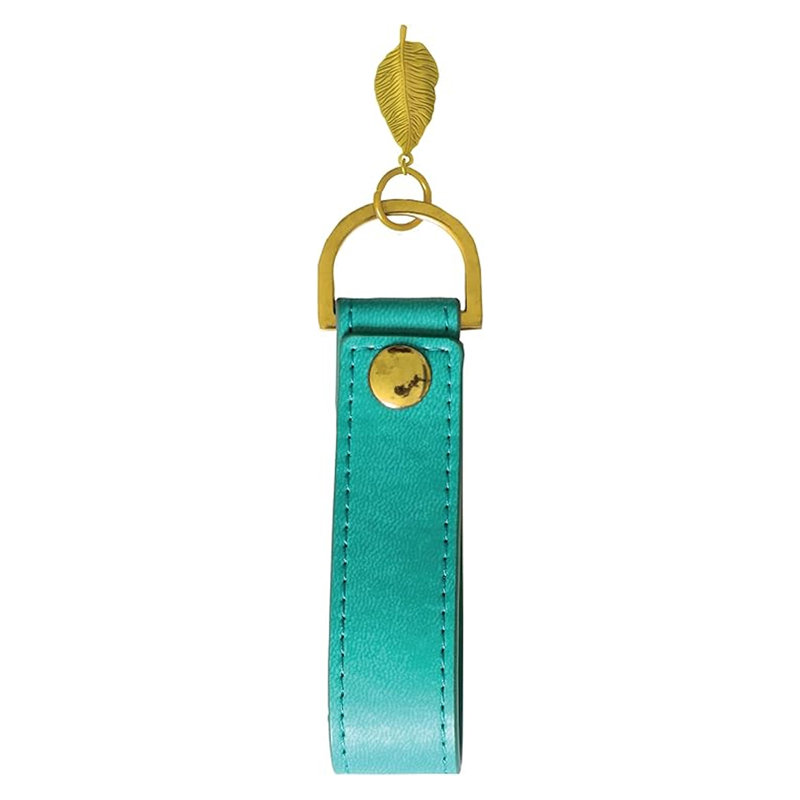  Sky + Miller Leaf Bag & Keyring Set - Teal