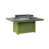Hammered Top Stainless with Kiwi Green Base selected