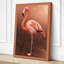 Flamingo in Repose Boho 1 Piece Wrapped Canvas Wall Art-1439116877-1439116885