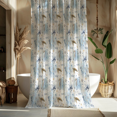 Jellyfish Nautical Shower Curtain