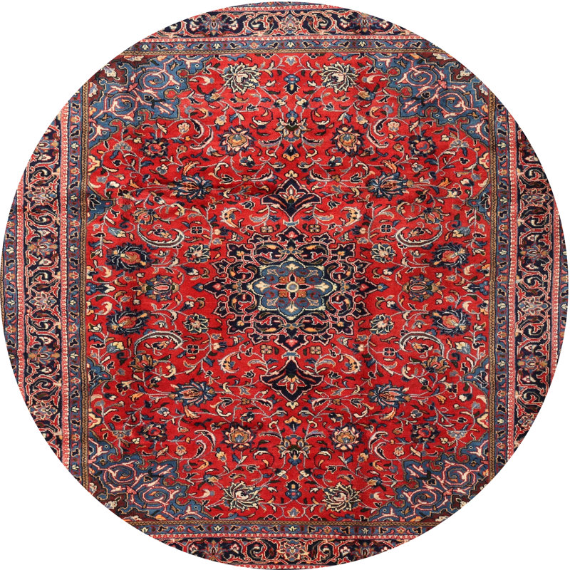 Kyriakos Oriental Indoor Rug, Round 5'