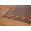 Tapis oriental pré-1900 à teinture végétale antique 4 x 6