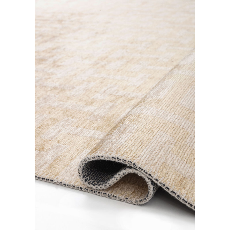 Rolin Geometric Hand Loom Indoor / Outdoor Area Rug, Rectangle 5'3" x 7'6.6"