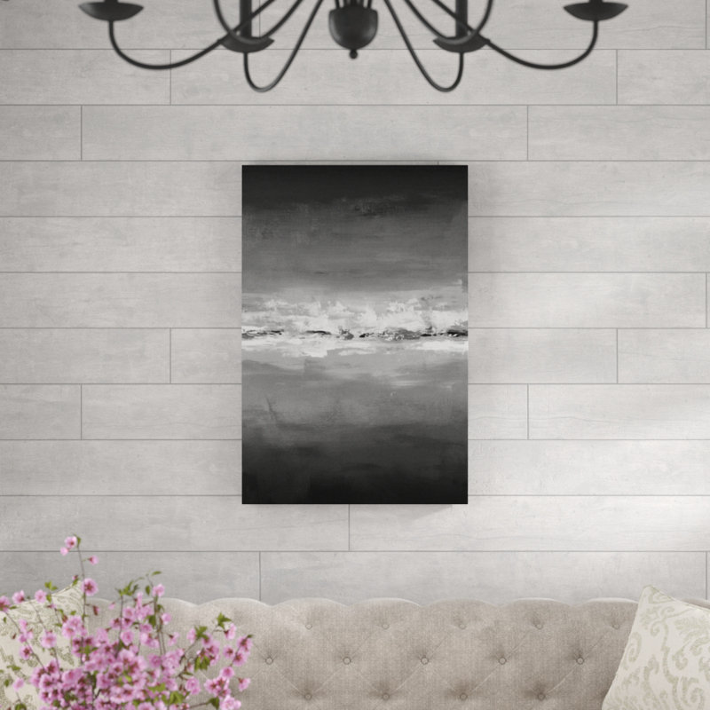 «Evening Horizon II» par Guseul Park - impression, H 45 po x l 30 po x P 1,5 po, Paillettes