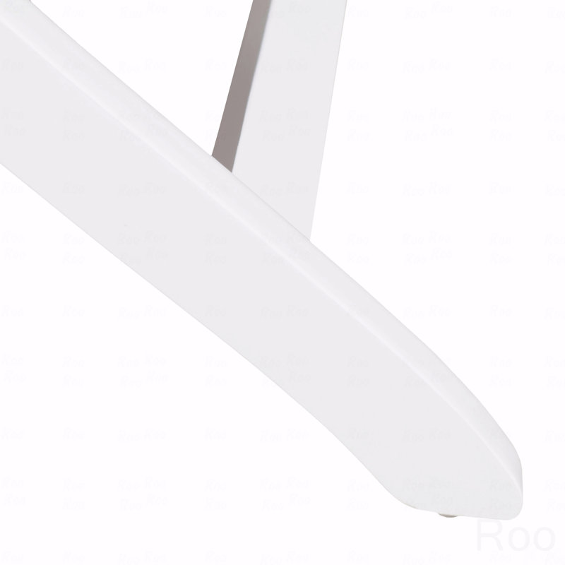 Table de patio pliable 43,5 po, Blanc