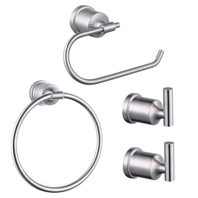 4 - Piece Bathroom Hardware Set