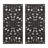 Home Decor, Wall Decor, Modern Decor, Distressed Carved Wood 2 Piece-1248743525