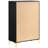 Lexie Black/Gold 5-drawer Rectangular Chest