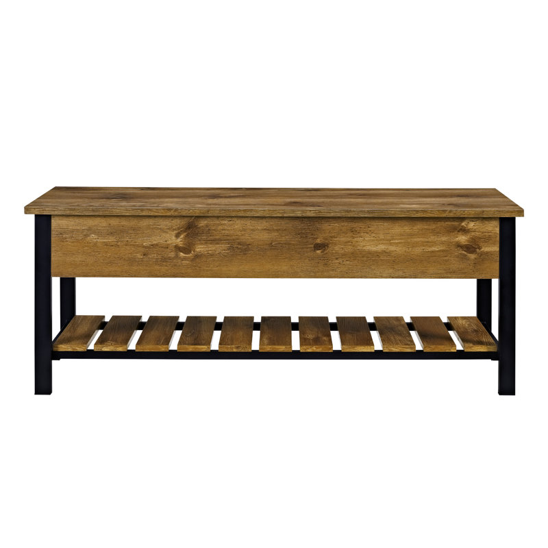 Bennett Storage Bench, Barnwood