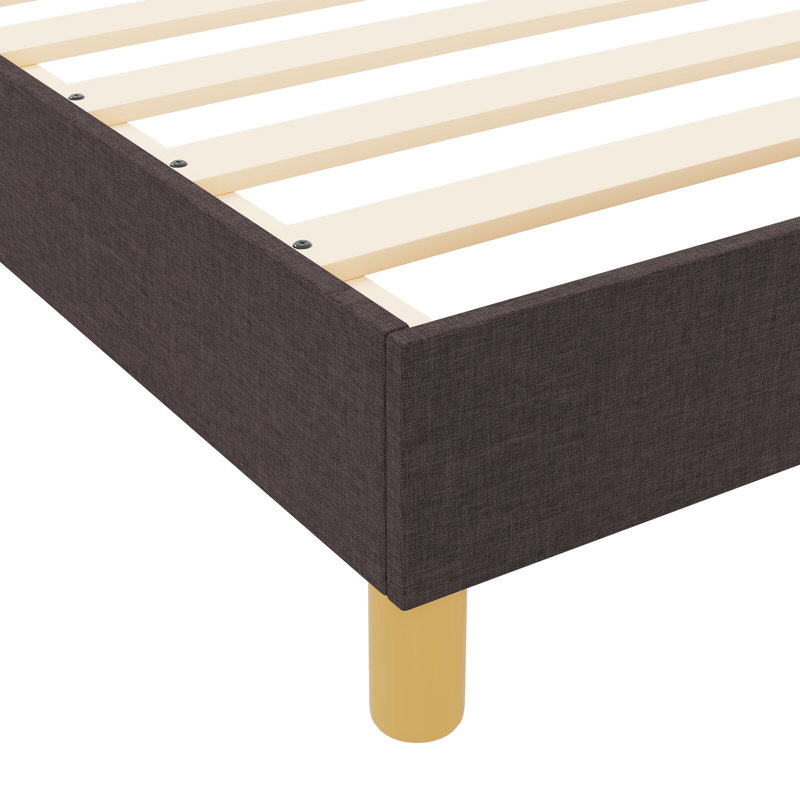 Bed Frame, 83 x 207 cm, Dark Brown