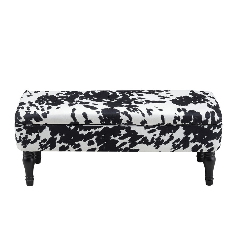Bruner Velvet Upholstered Storage Bench