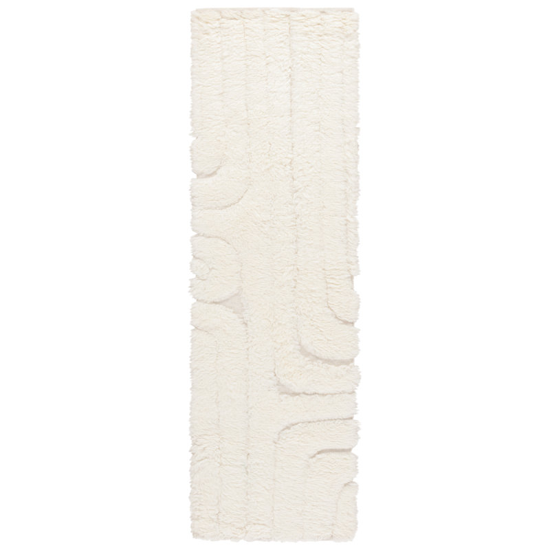 Manhattan Handwoven Wool Solid Color Rug, Runner 2'3" x 8"