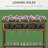 Outsunny 43X18x30in Raised Garden Bed With 8 Pockets And Shelf-118877037