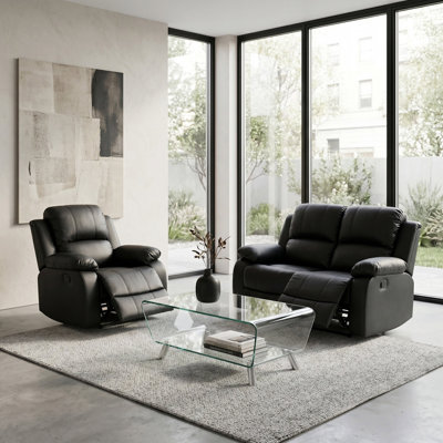 Ensemble de causeuse et de fauteuil 2 pièces Idoo Vegan
