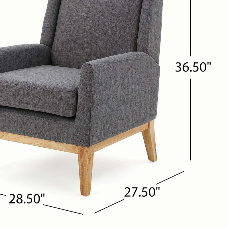 Fauteuil d'appoint Kd, Gris clair