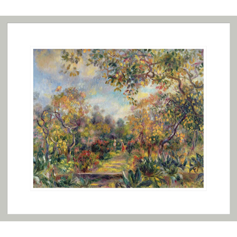 "Paysage à beaulieu" par Pierre-Auguste Renoir, impression giclée encadrée, 17,75 po H x 20,46 po L