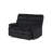 Coppock DAB8ED498C24496AA7BF8B844E9209A3 Loveseat , Black