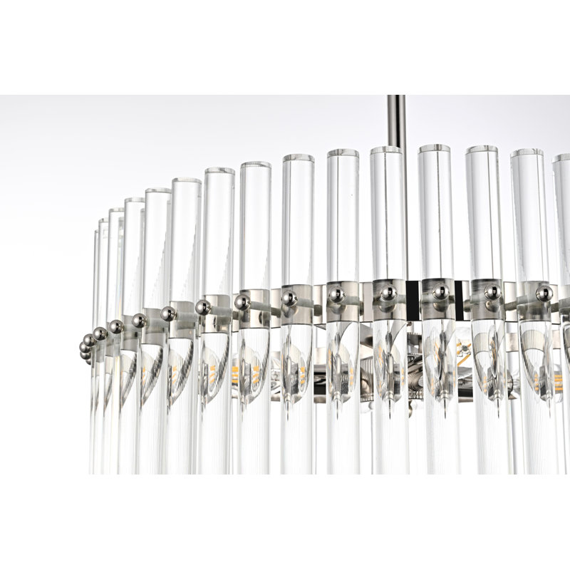 Lustre 20 pouces Mariann, Nickel poli