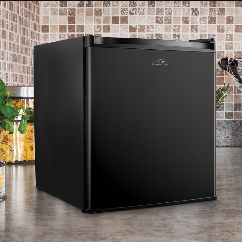 Commercial Cool 1.6 Cu. Ft. Black Compact Mini Refrigerator with Freezer