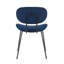 Chaise d'appoint empilable en velours-1725043873
