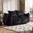Giant Bean Bag Couch for Adults, Ultra Soft Fluffy Loveseat Bean Bag Sofa, Chase Lounge Chair Indoor for Living Room Bedroom, No Assembly Required Cozy Reading Chair with Pillows-2043878687