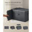 Foldable Storage Organiser Boxes, Set Of 6 Storage Basket Bins With Lids, Handles, Clothes Organiser, 40 X 30 X 25 Cm, Non-Woven Fabric-2058781298