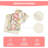 Bunny Rabbit Egg Flower Easter Table Runner, Seasonal Spring Kitchen Dining Table Decoration For Home Party Decor-1116559799