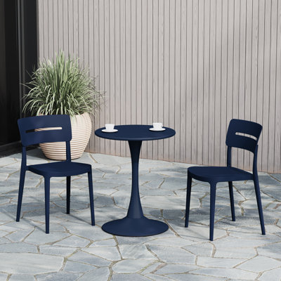 2-Person Outdoor Round Dining Set
