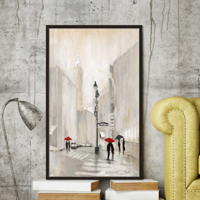 «New York Shadows», reproduction d'art sur toile encadrée