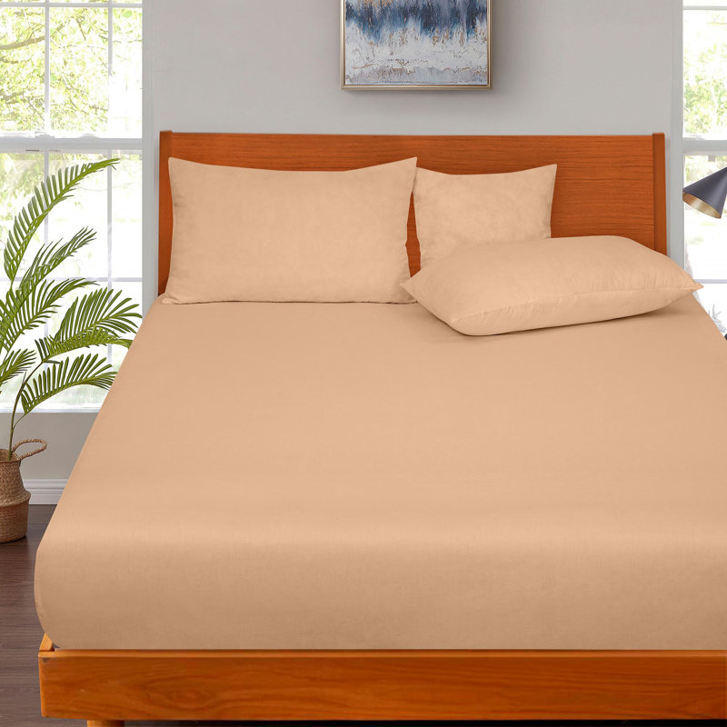 Royale Linens 300 Thread Count 100% Long Staple Combed Cotton Flat Sheet - Super Soft - Top Sheets - Flat Sheet Sold Separately - Breathable, Cool & Crisp Percale Sheets Only 