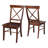 Bellmead Solid Wood Cross Back Side Chair-274613926