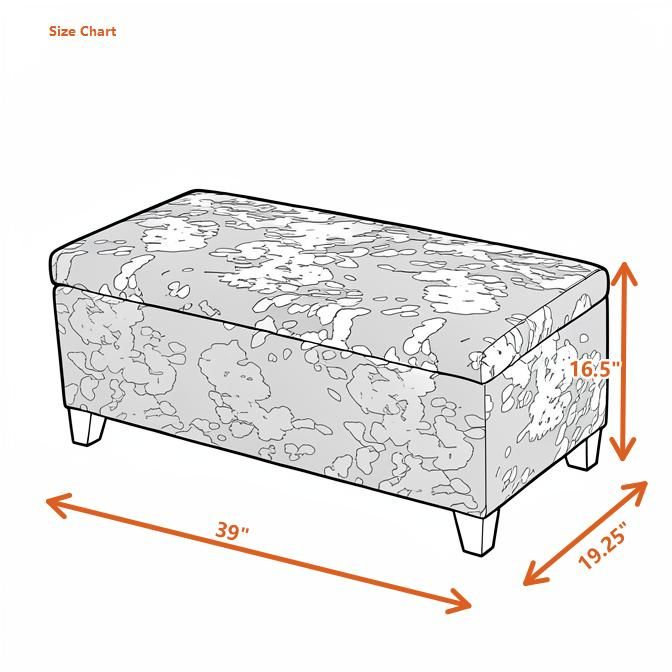 Storage Ottoman with Ample Hidden Storage