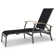 Askar Outdoor Rust-Resistant Metal Chaise Lounge