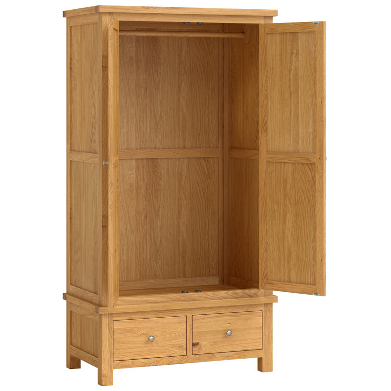 Dover 2 Door Solid Wood Wardrobe