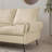 Leaster Vegan Leather Sofa,Sectional , L-Shaped Sofa, Couch , Convertible Ottoman -297745263